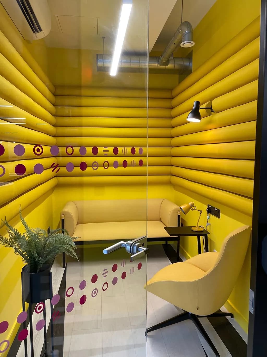 Meeting room at Huckletree Ancoats