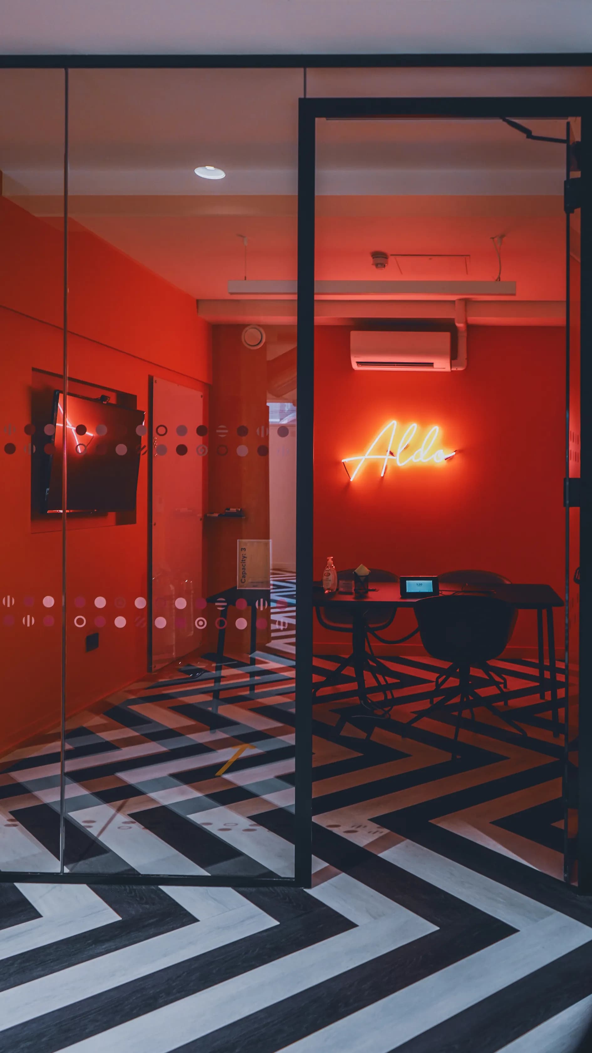 Meeting room at Huckletree Ancoats