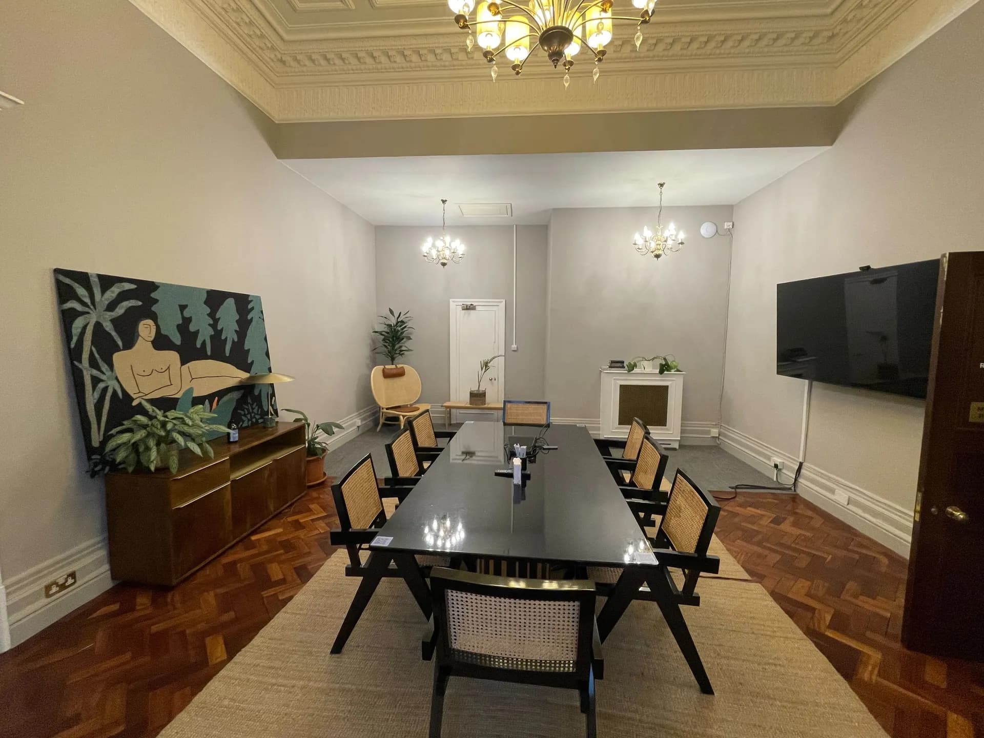 Meeting room at Huckletree Public Hall