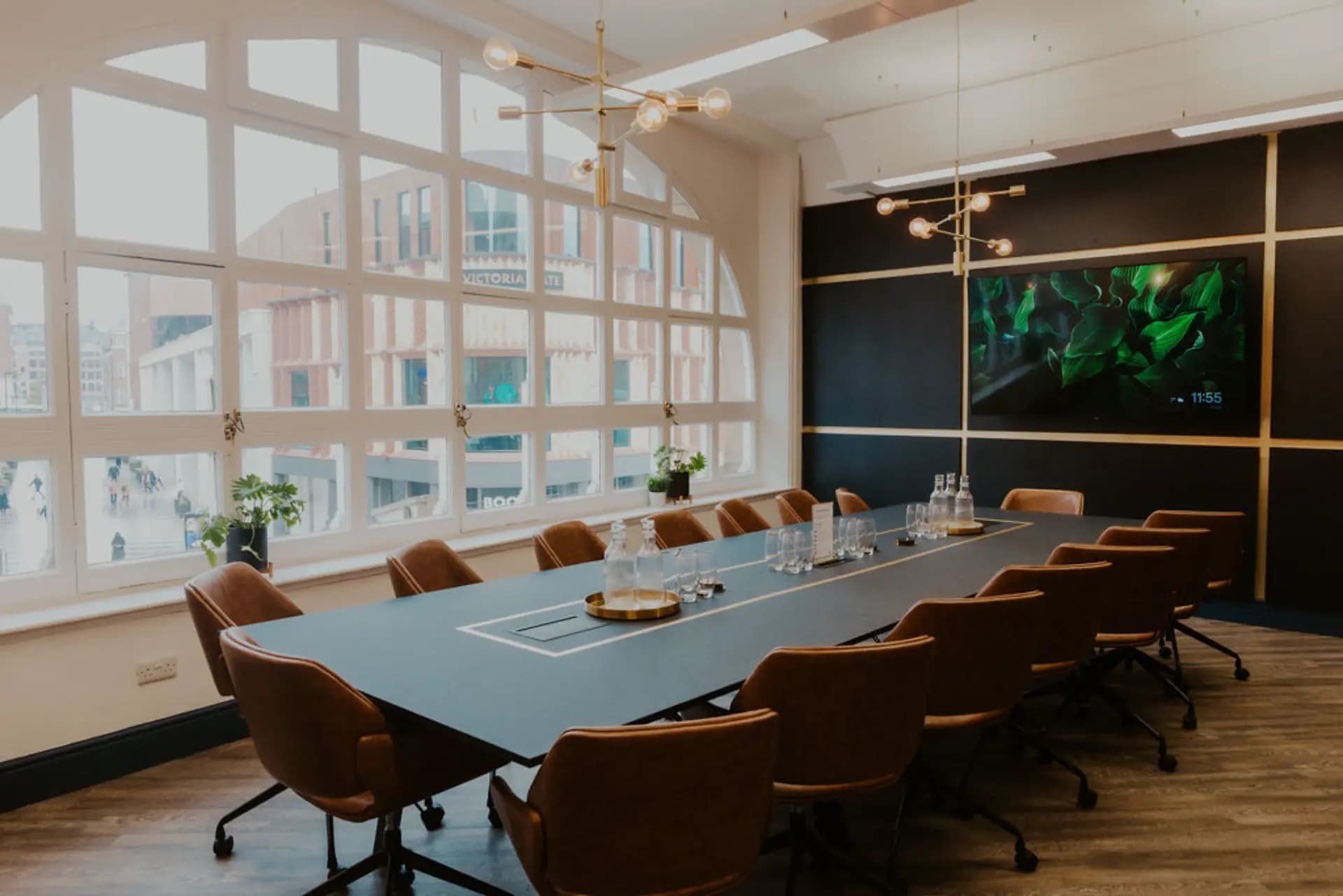 Meeting room at Wizu Workspace Leeming Building Leeds