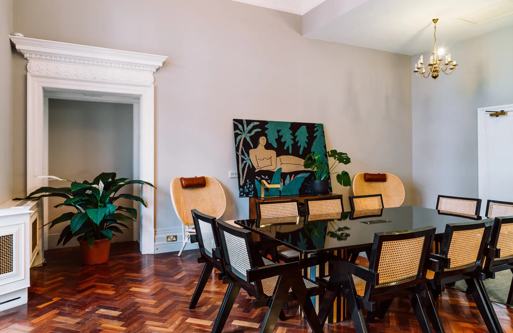 Meeting room at Huckletree Public Hall