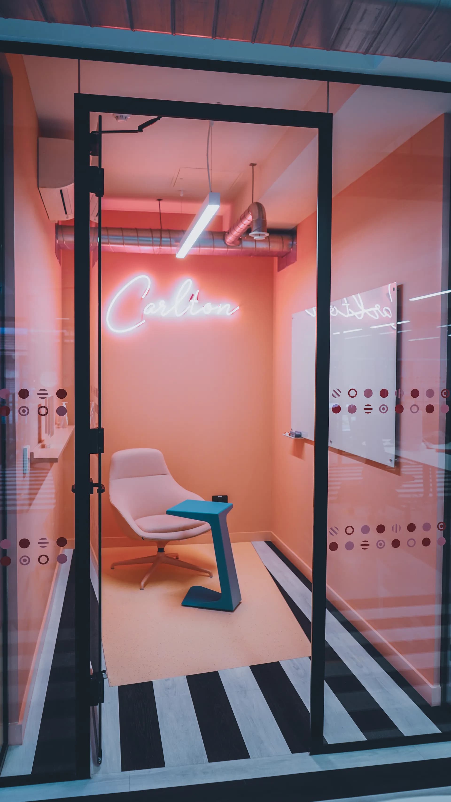 Meeting room at Huckletree Ancoats