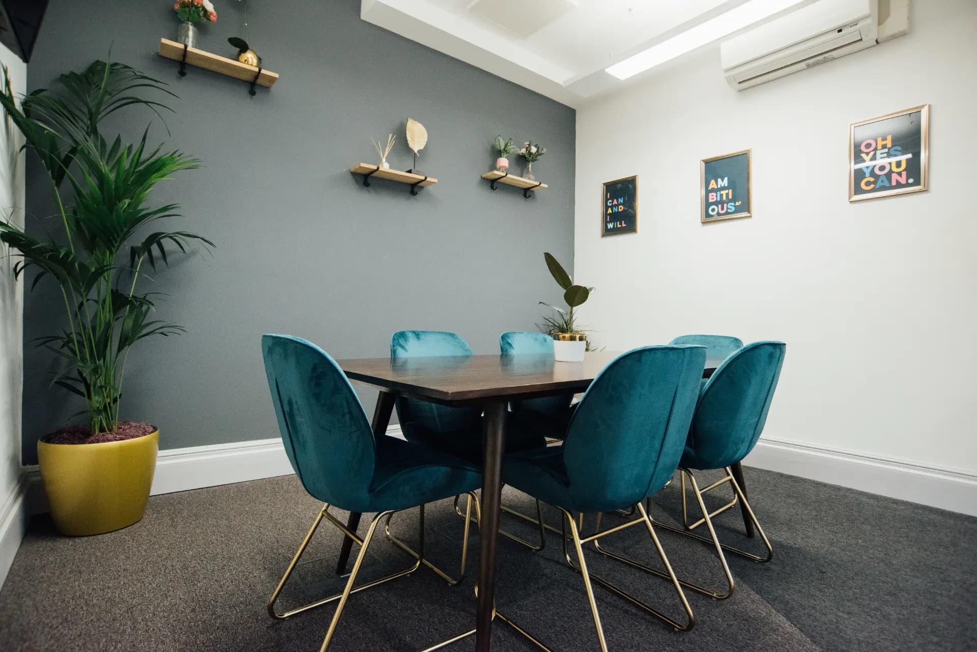 Meeting room at Wizu Workspace Leeming Building Leeds