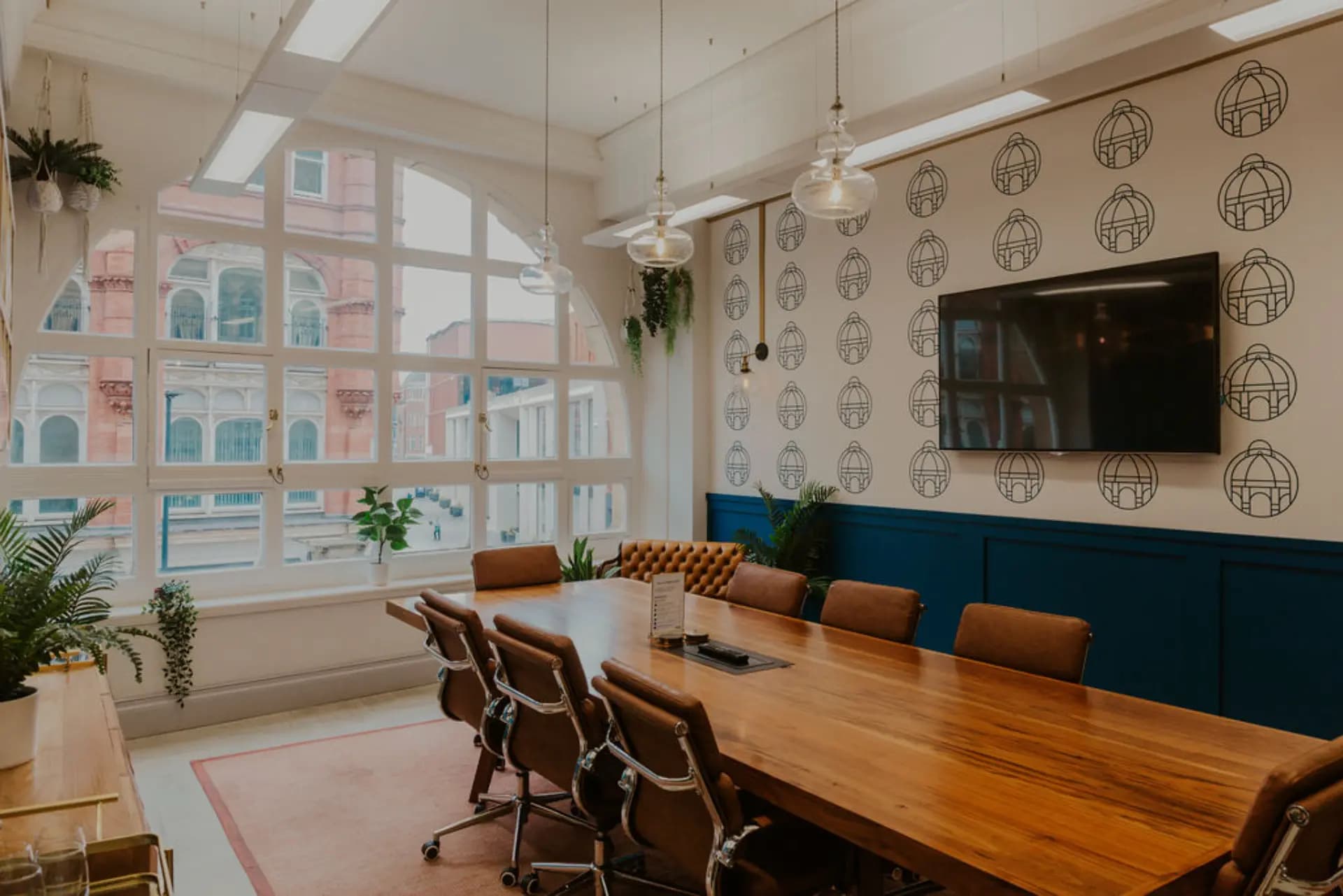 Meeting room at Wizu Workspace Leeming Building Leeds
