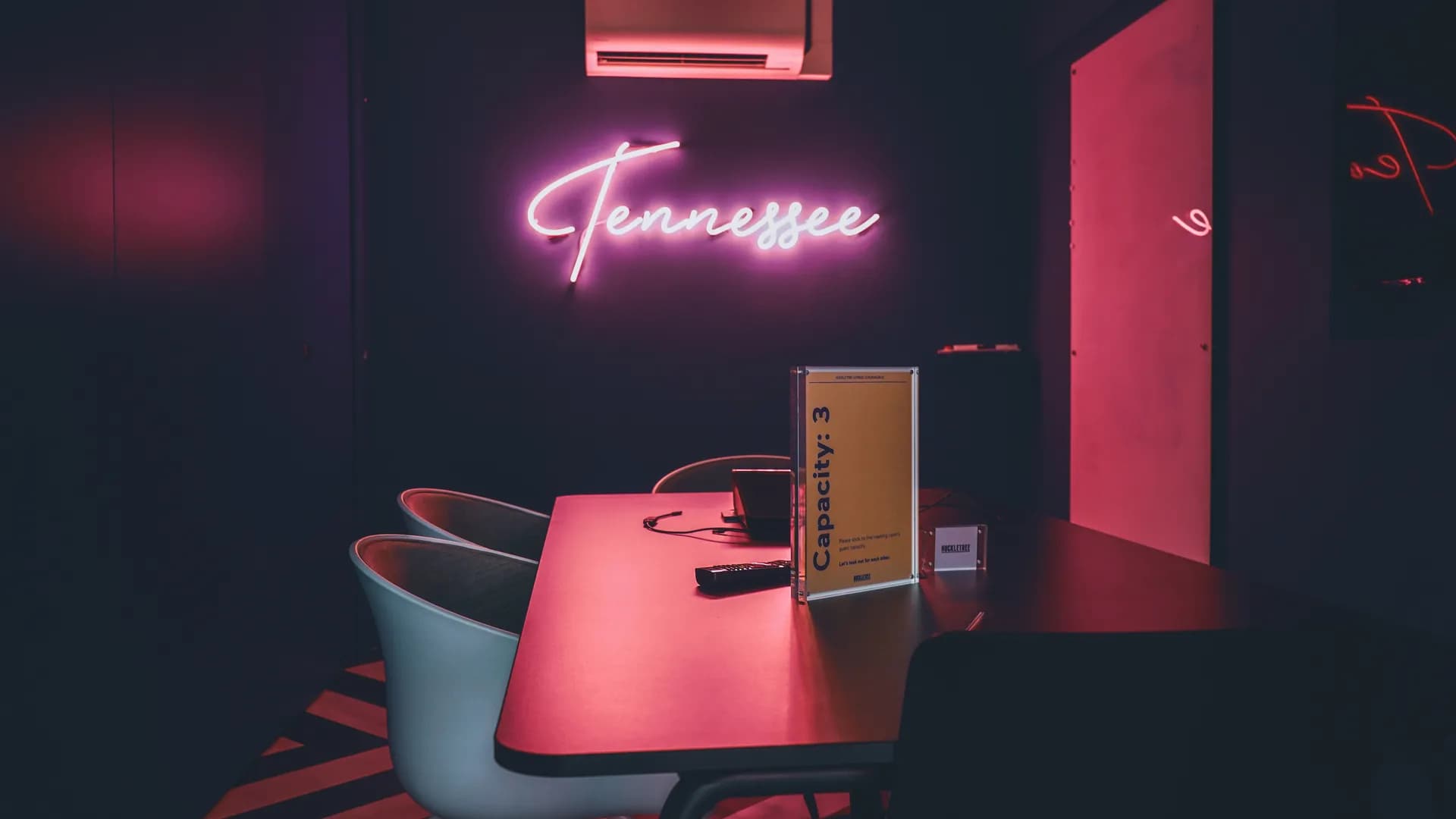 Meeting room at Huckletree Ancoats