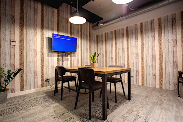 Techspace Shoreditch Meeting room 2Meeting room 2Located in the heart of Shoreditch, a short walk from Old St and Liverpool St stations. Techspace Shoreditch is surrounded by bustling bars and trendy coffee shops.  With amenities such as Wifi, Plugs, Unlimited Coffee & Tea