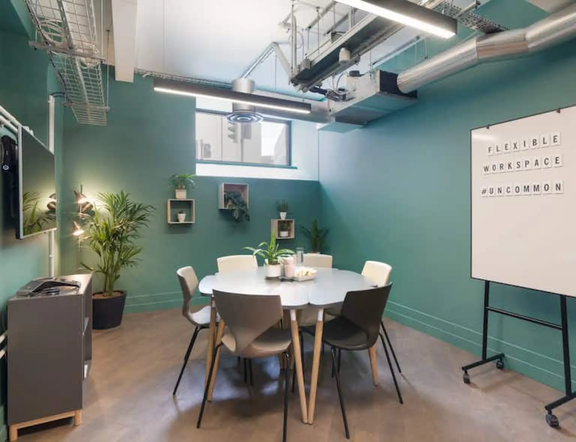 Uncommon meeting rooms, natural light, roomy 