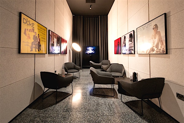 Curzon HoxtonCurzon HoxtonCurzon Hoxton is a brand new cinema, café and bar in the east London area. The entire ground floor level is dedicated to comfy and relaxing work and chill-out space, with all the refreshments you would expect of an independent cinema available. Be sure to check out the minimalist movie posters adorning the walls! 

Pop in, redeem your 2 free coffee's and get some work done! With amenities such as Wifi, Covid Safety Measures, Plugs, Filtered Water, Outside Space Suitable for locations such as  Old Street Station ,  Old Street ,  Greater London,  England